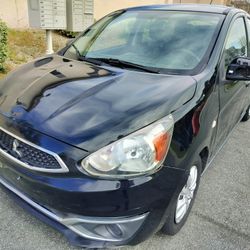 2017 Mitsubishi Mirage Black 4 Dr Auto 40mpg