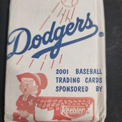 2001 DODGERS - KEEBLER - TRADING CARDS 