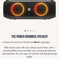 Raycon Power boom box Speaker