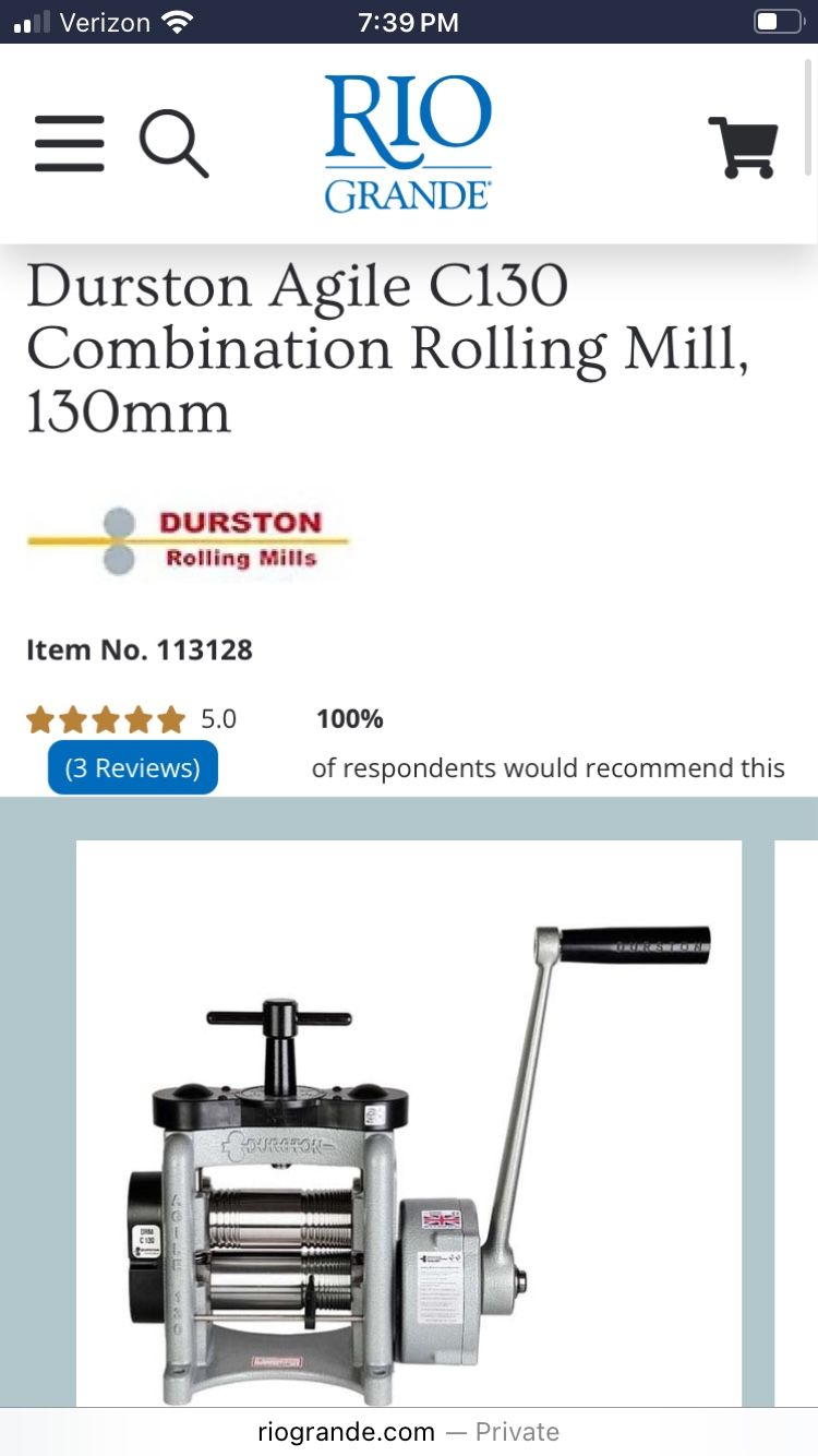 Durston C130 Rolling Mill