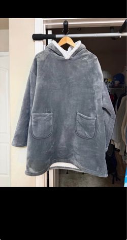 Oversized Sherpa Hoodie Blanket Sweatshirt