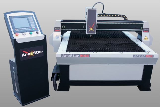 It a 4X8 well made, brand new CNC plasma cutter
