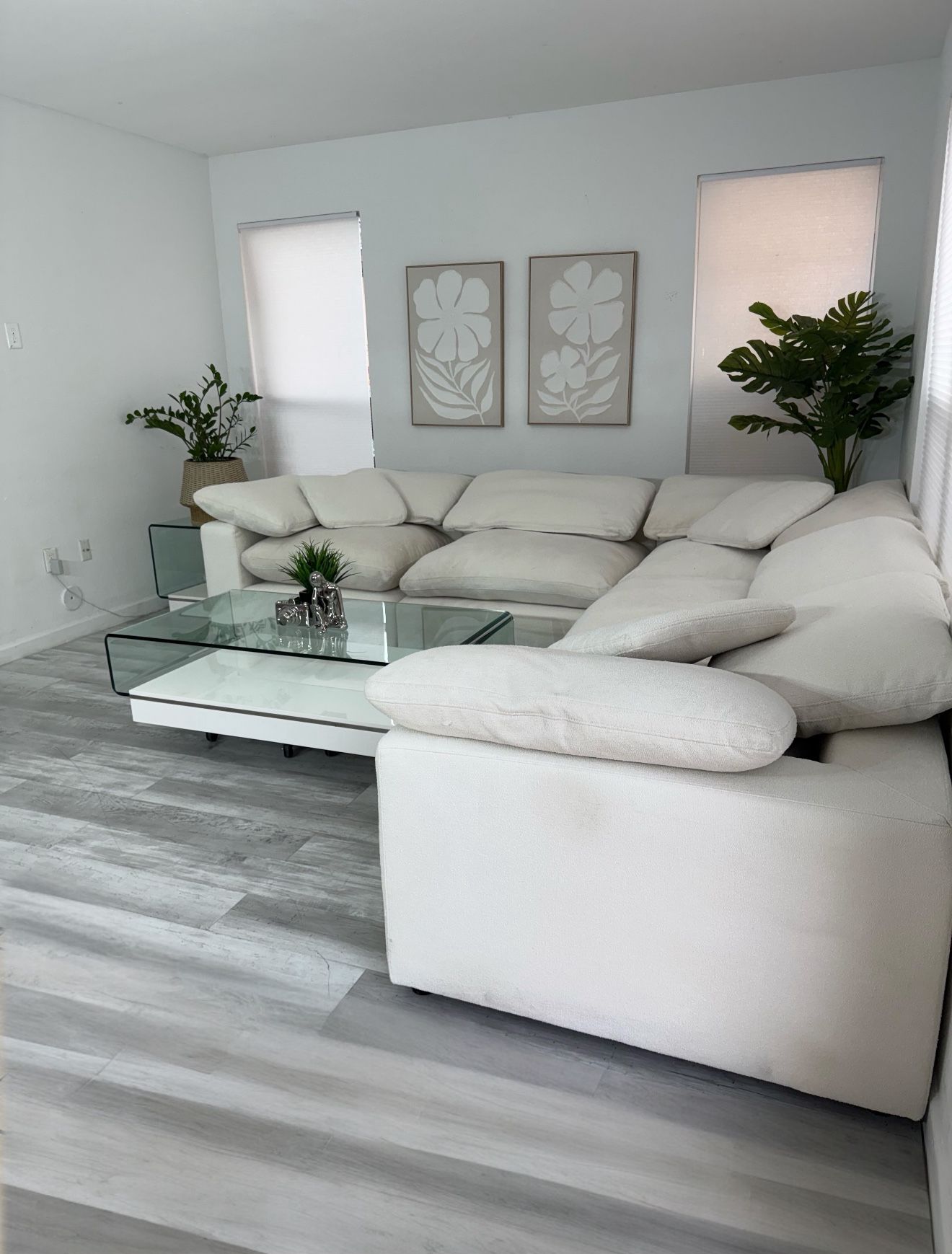 Modular Sectional – Off-White Color - 5pcs