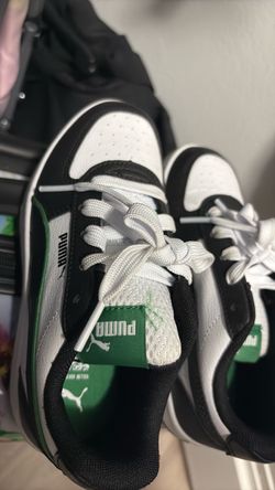 Puma Low-Top Sneakers White Black Green