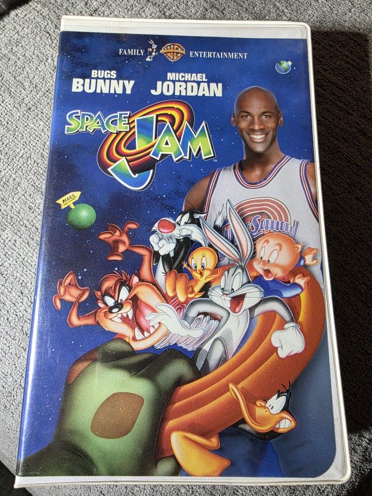 Space Jam VHS Movie