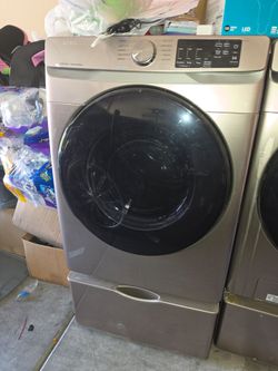 Samsung smart washer & dryer set