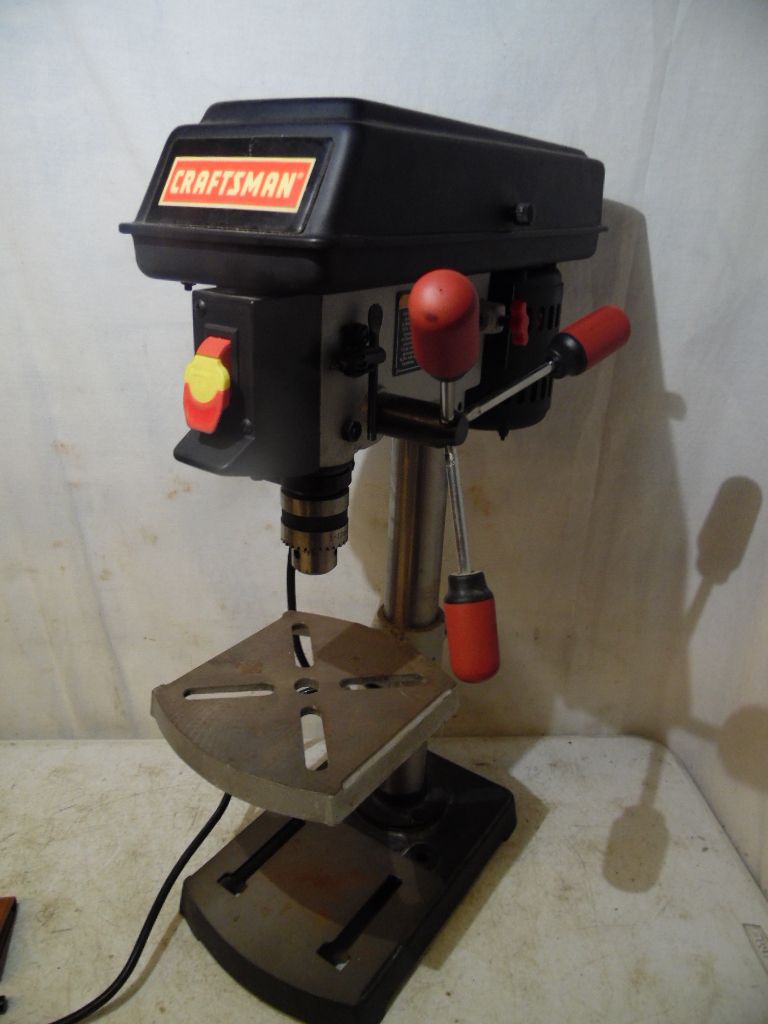 Vintage Craftsman 137.248030 9" Drill Press Bench Top 2.2 Amp W/ Induction Motor