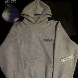 DARK GREY ESSENTIAL HOODIE📲