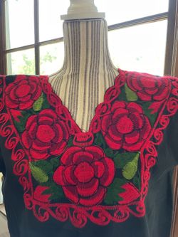 Mexican Hand embroidered Blouse