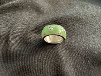 Sterling Silver and Enamel Ring