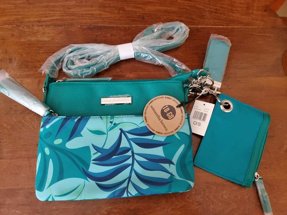 Brand New, Still In Plastic, Samantha Brown To-Go Small Purse