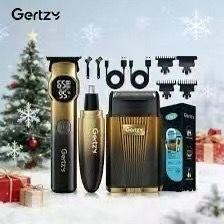 GERTZY Men's Electric Shaver, Hair Trimmer with Limiter Attachment, USB Charging, ABS Housing, 2200mAh Rechargeable Lithium Battery.