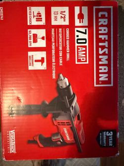 Brand new craftsman 1/2 Hammer Drill