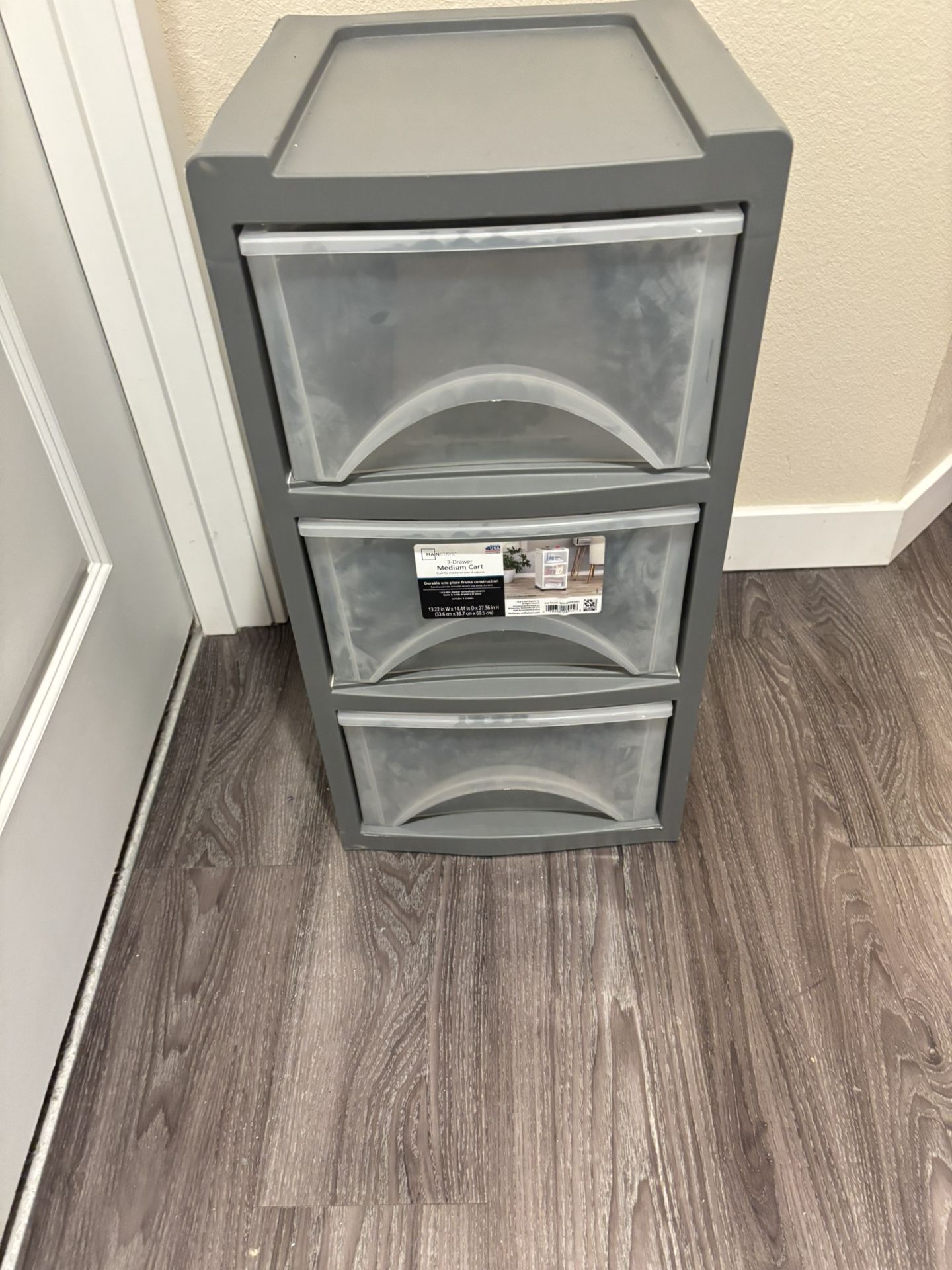 three drawers Plastic Box