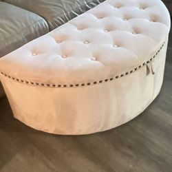 17x22x43” ottoman soft pink with storage perfect for any room asking 75