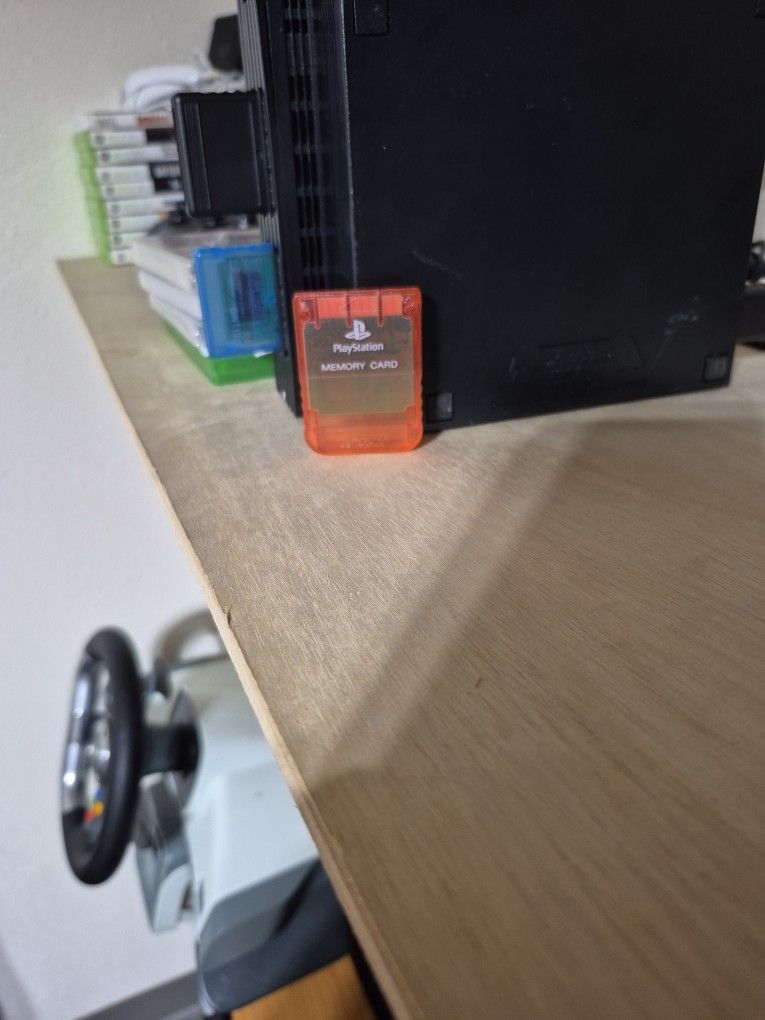 Ps1 Oem Memory Card Redish/ Orange /cherry