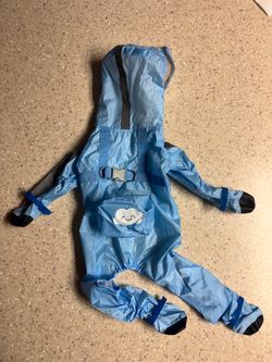 Dog Raincoat Full Body Suit with Hood
