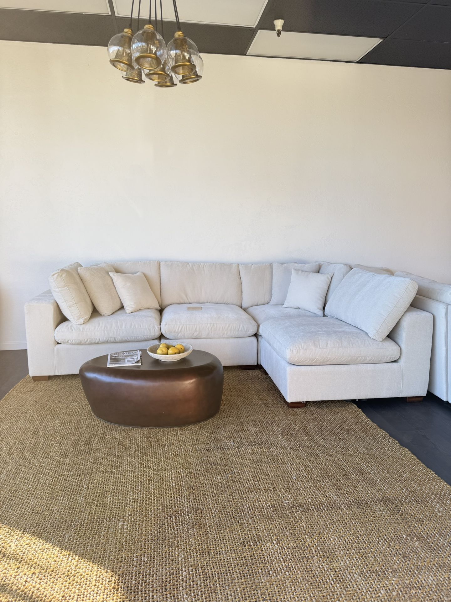 RH style Cloud Modular Sectional – 4 Seat Sofa Chaise – New – Free Delivery 