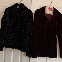 Velvet Tops Size Small