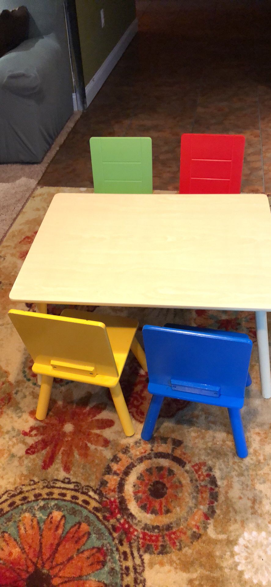 Table and chair for kids