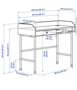 Ikea Small desk - HAUGA