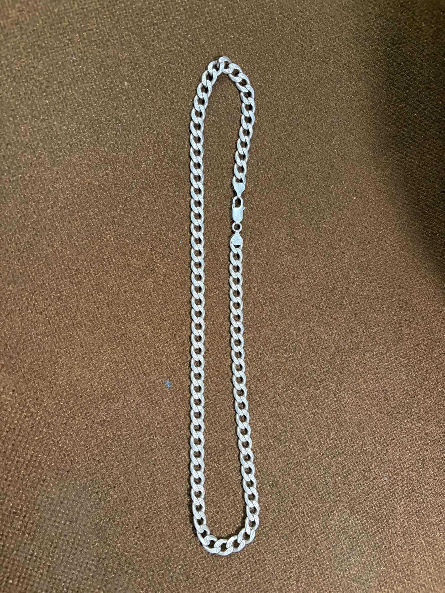 Silver Necklace 22 Inches