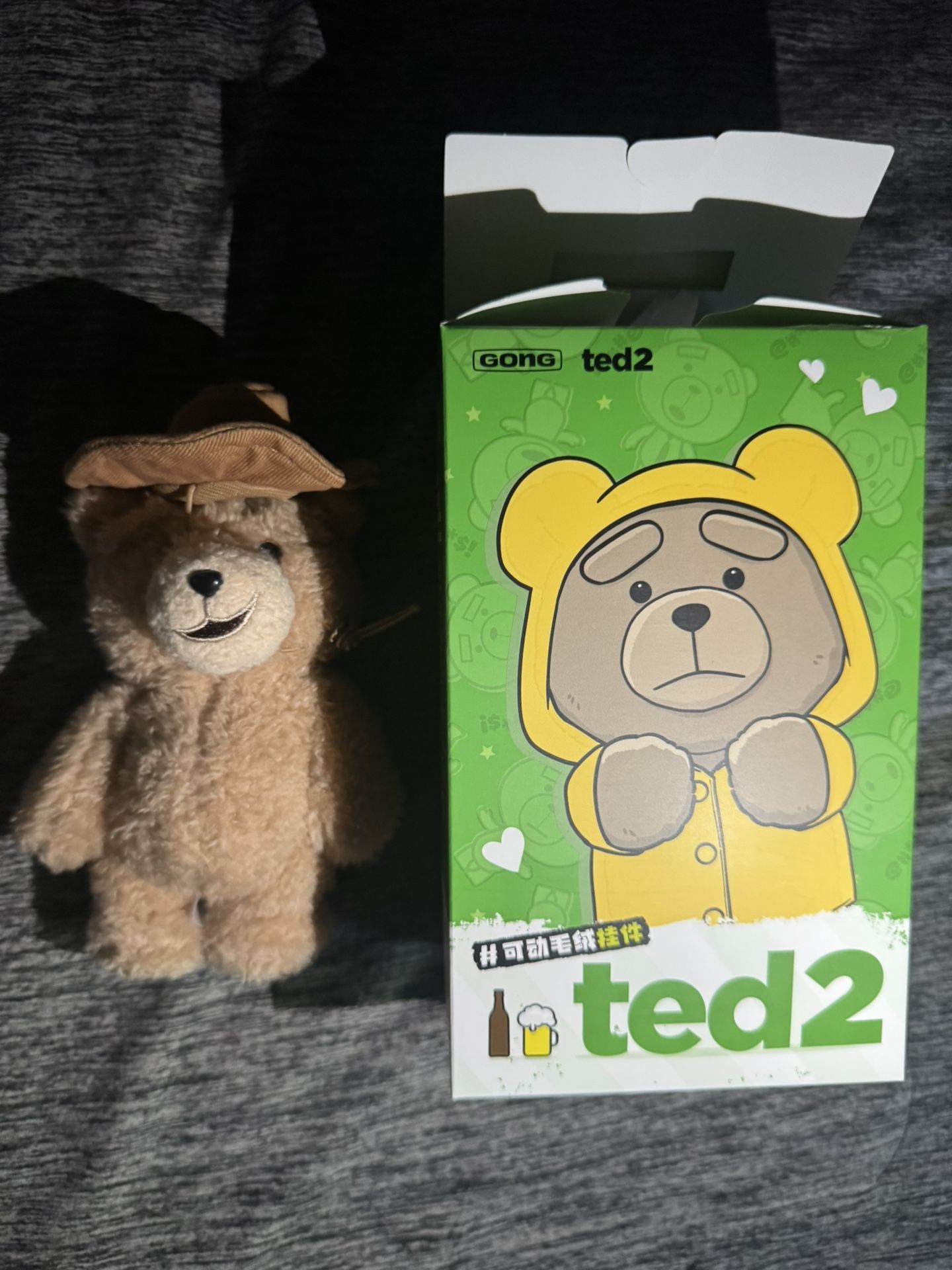 TED 2 POPMART Teddy Bear Action Plush Pendant
