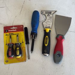 Miscellaneous Tool Lot Screwdrivers Drive Ratchet 