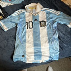 Adidas Messi Large Argentinian Home Jersey