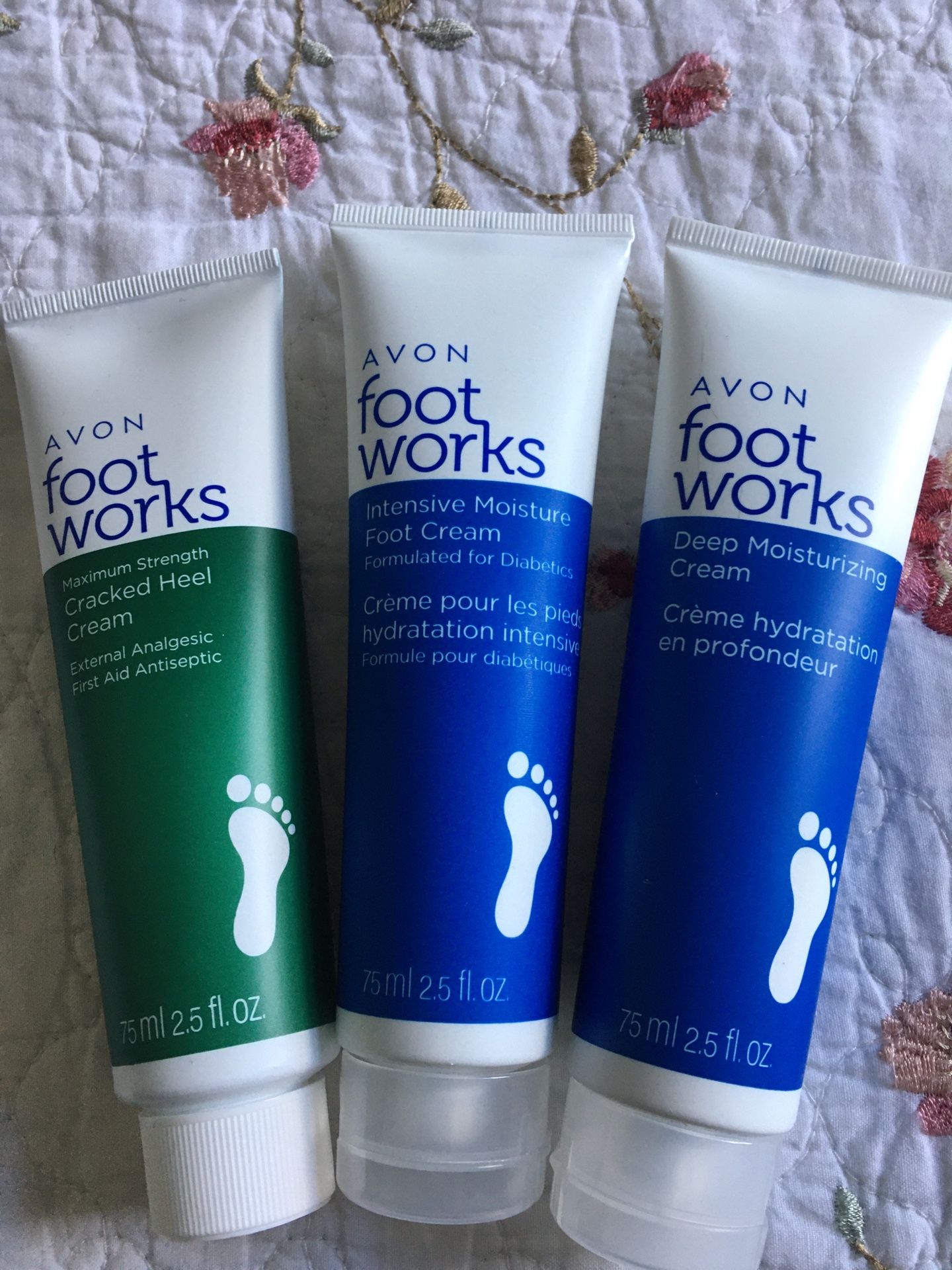 Avon Foot Works Creams (3 total)