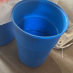 Blue Storage Container With Lid 