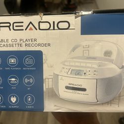 Greadio Portable CD/Cassette Player