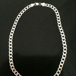 Cuban Link Chain New Unisex  925 Silver $$230
