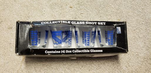 Rangers shot glasses