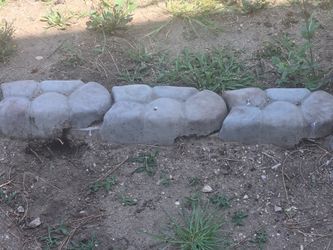 Free Decorative  garden pavers approximately 1 foot each I have about 30