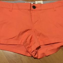 Nuevo Short Anaranjado Size 17 Shortie Cortito
