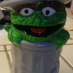 Vintage Oscar the Grinch piggy bank