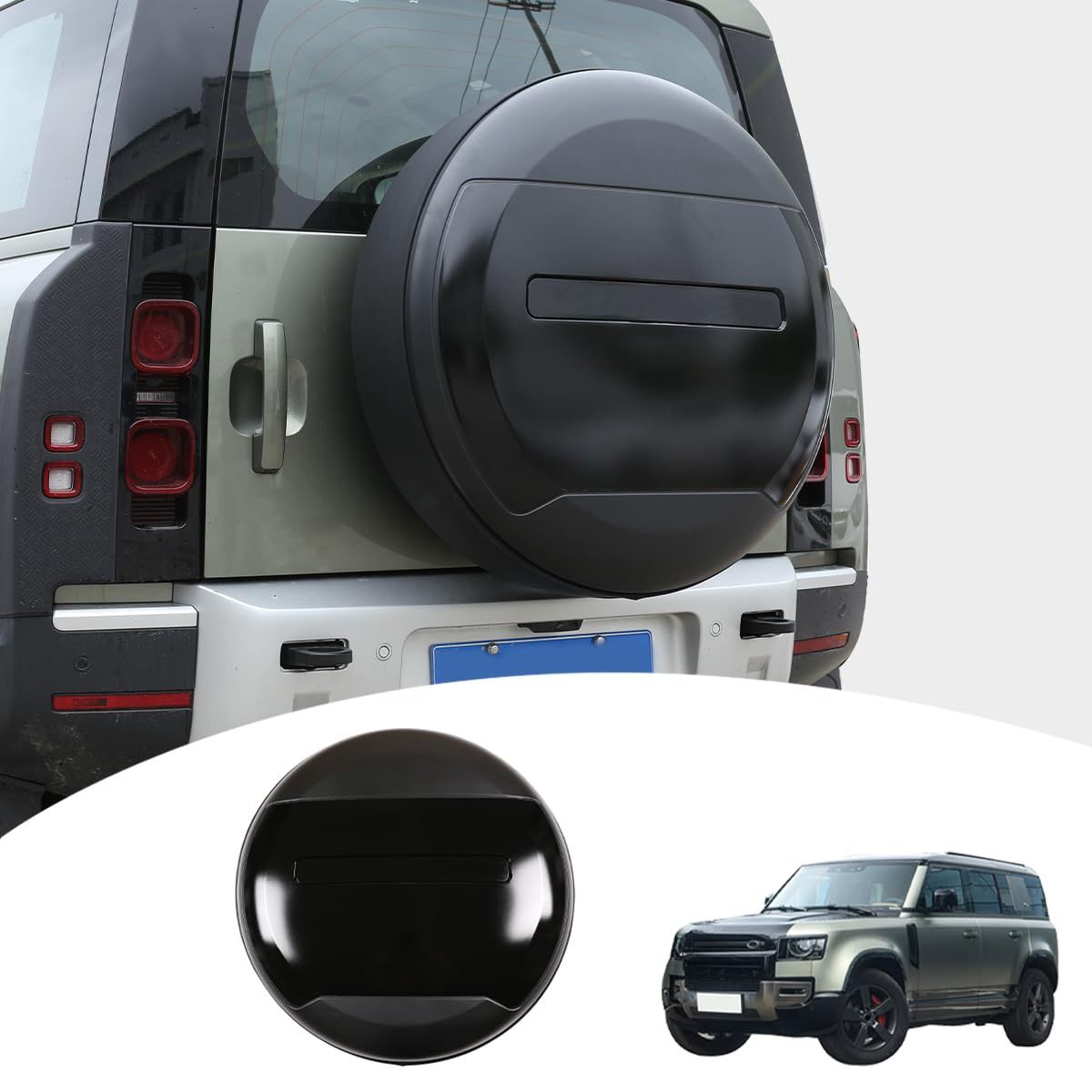Rear Spare Tire Protective Cover for 2020-2025 Land Rover Defender 90 /110 /130
