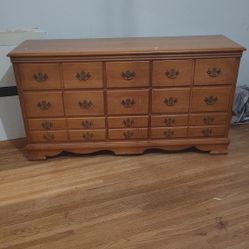 Dresser With Mirror/ Free