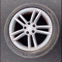 1 — 245/45r19 5x120 5x4.72 Stock Tesla Model S X wheel Rim Tire!!!!!