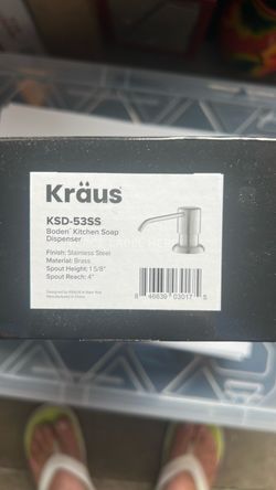 Kraus kitchen soap dispenser