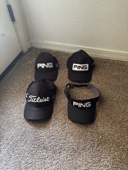 Golf Hats Ping and Titleist visor hat