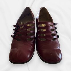 Leather “Jakki” heels