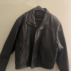 Charles Klien Leather Jacket 