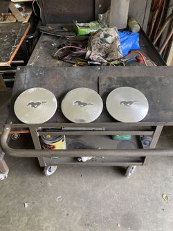 Three Ford Mustang Caps.