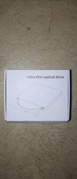 [DTLA] Universal External Ultra-Thin Optical Drive (CD/DVD Writer/Reader) -  New in Box