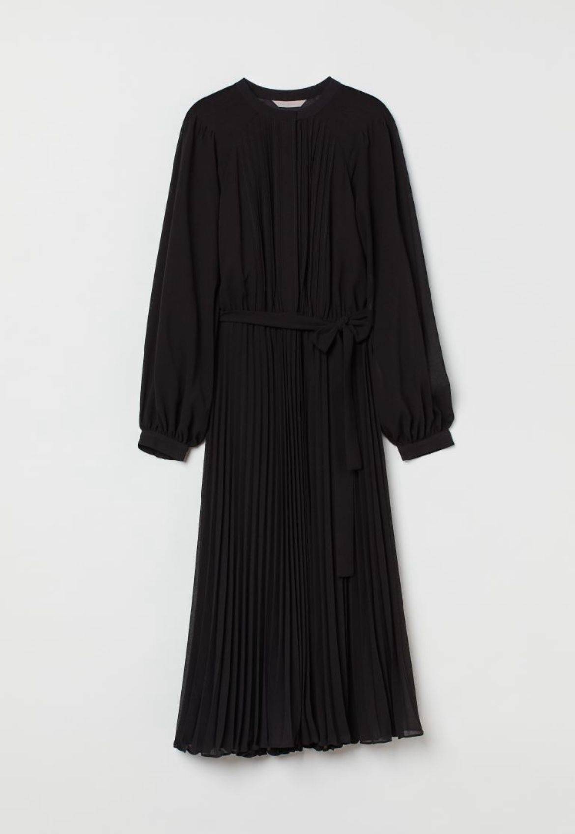 Pleated Chiffon Dress