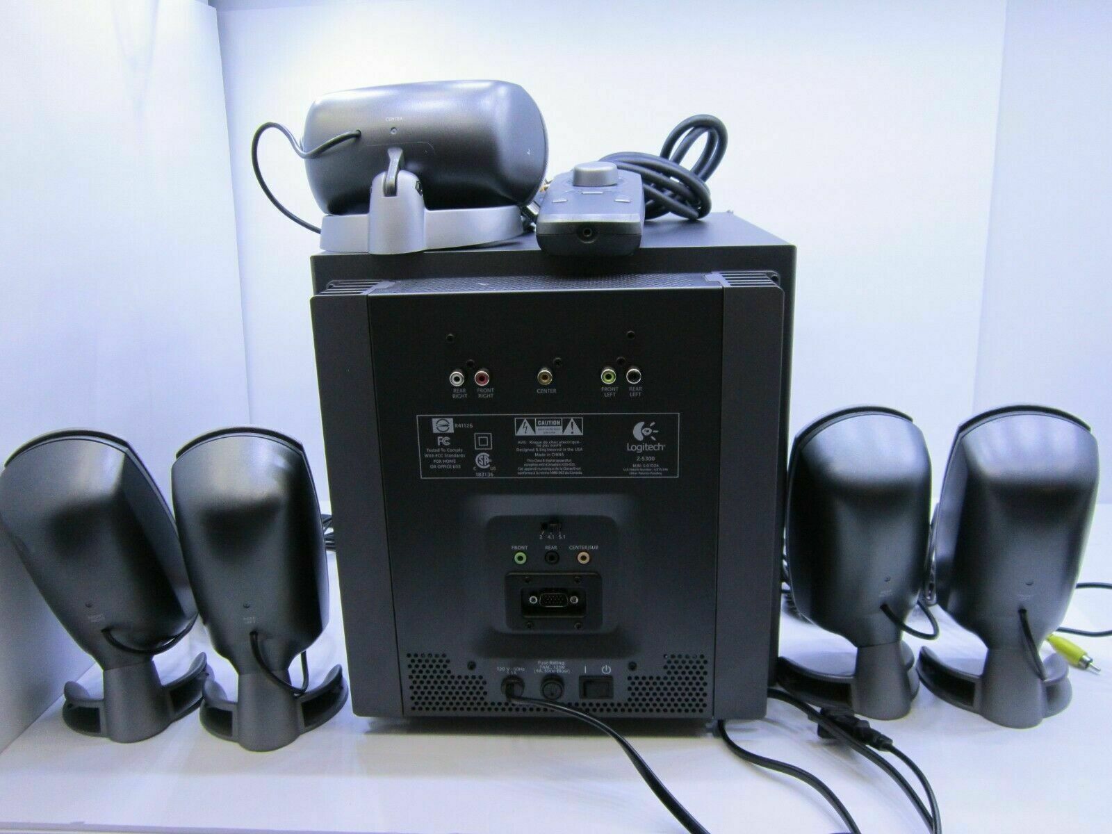 Logitech Z5300 THX 280 watt 5.1 ch Powered PC Speaker System with Subw