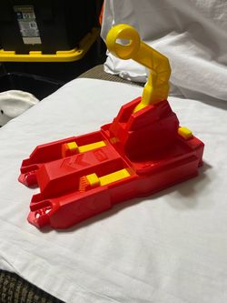 Hot Wheels Red Track Launcher Piece