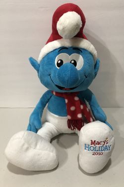 The Smurfs Vintage Macy’s Holiday 2010 Stuffed Animal
